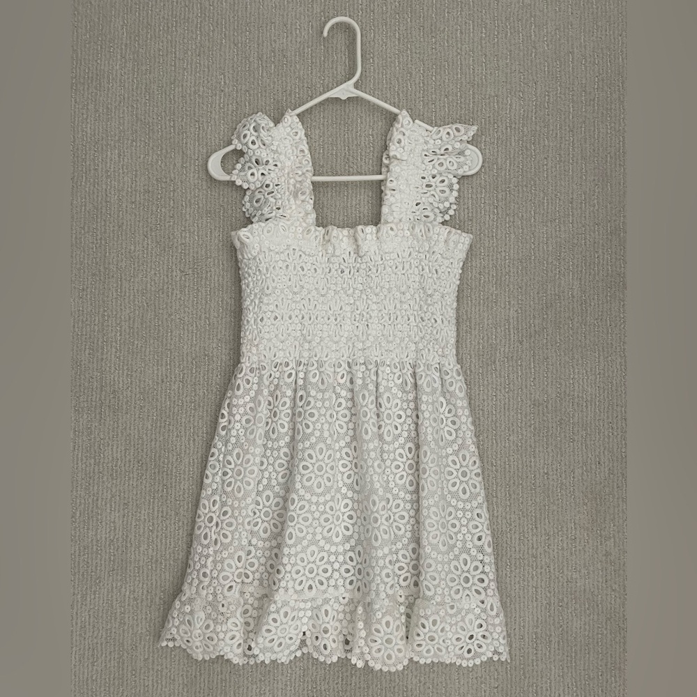 Hill House x Net-a-Porter White Lace Top/Dress